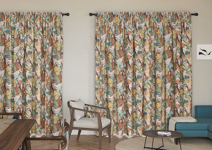 Moana, Azure - Made to Measure Curtains - Image 7
